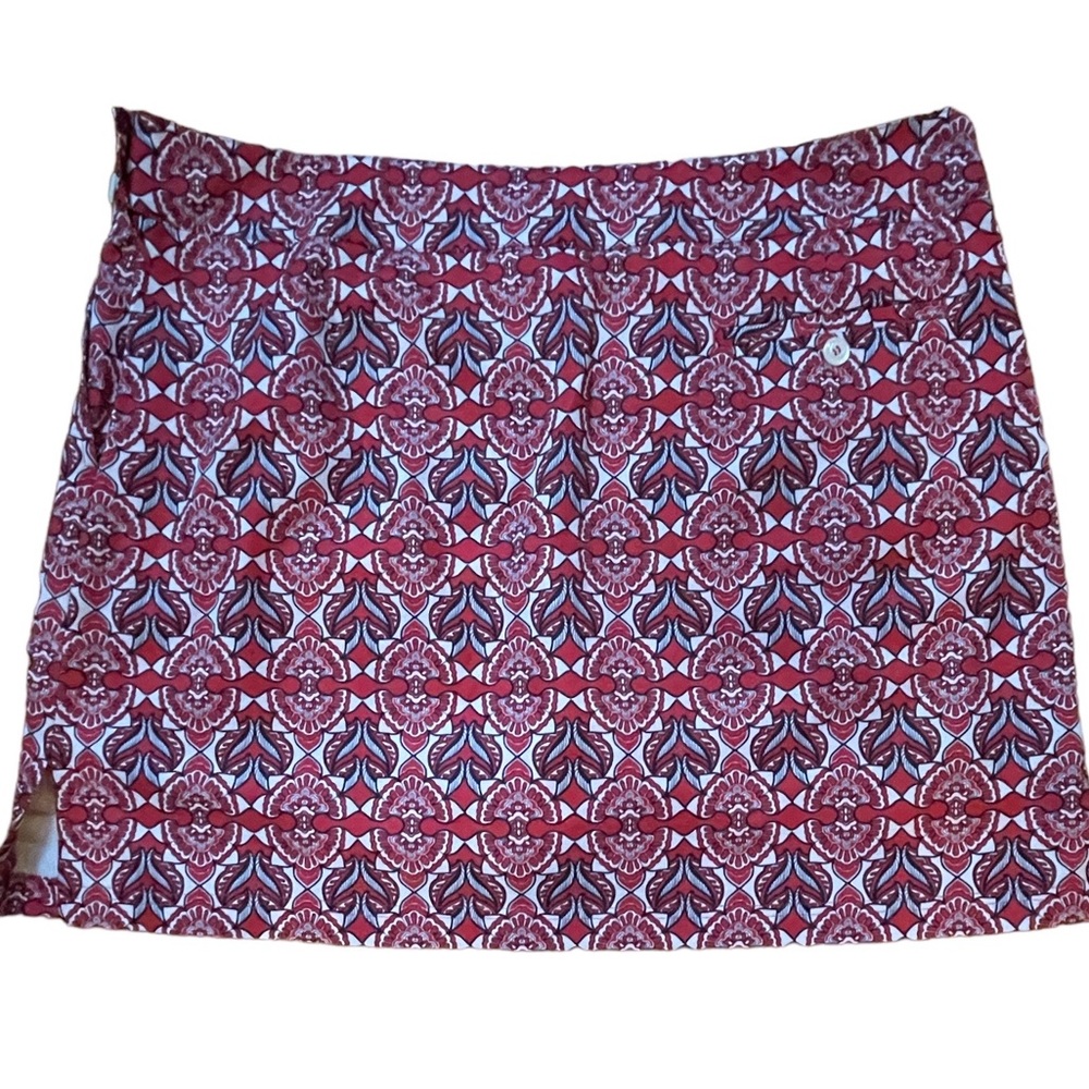 Sport Haley Golf Skirt Skort in Red White Blue Classic Print, 14 - Picture 3 of 7